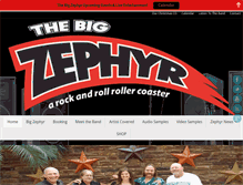 Tablet Screenshot of bigzephyrmusic.com